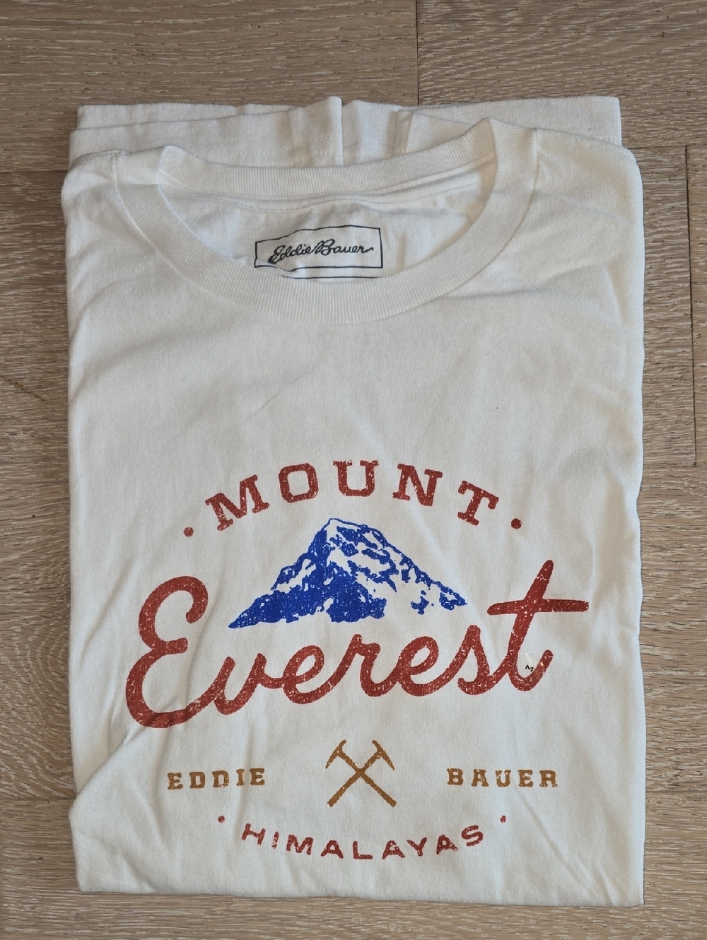 Never Worn, Eddie Bauer Mens Mount Everest Graphic Tee, Size Medium
